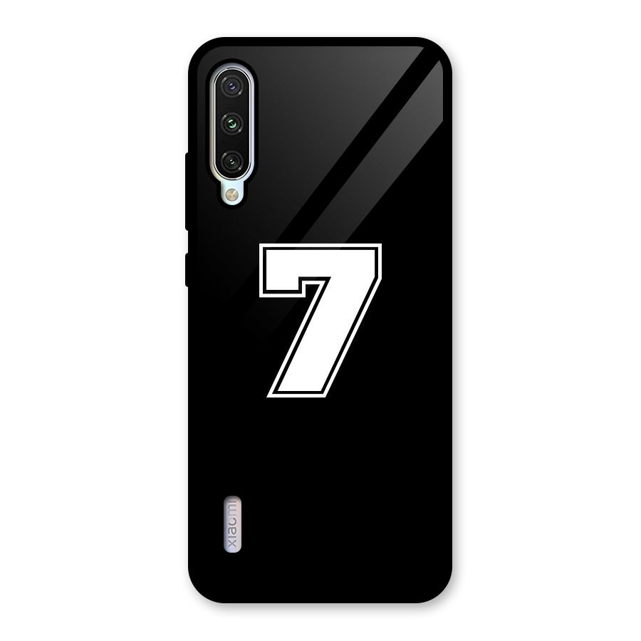 Number 7 Glass Back Case for Mi A3