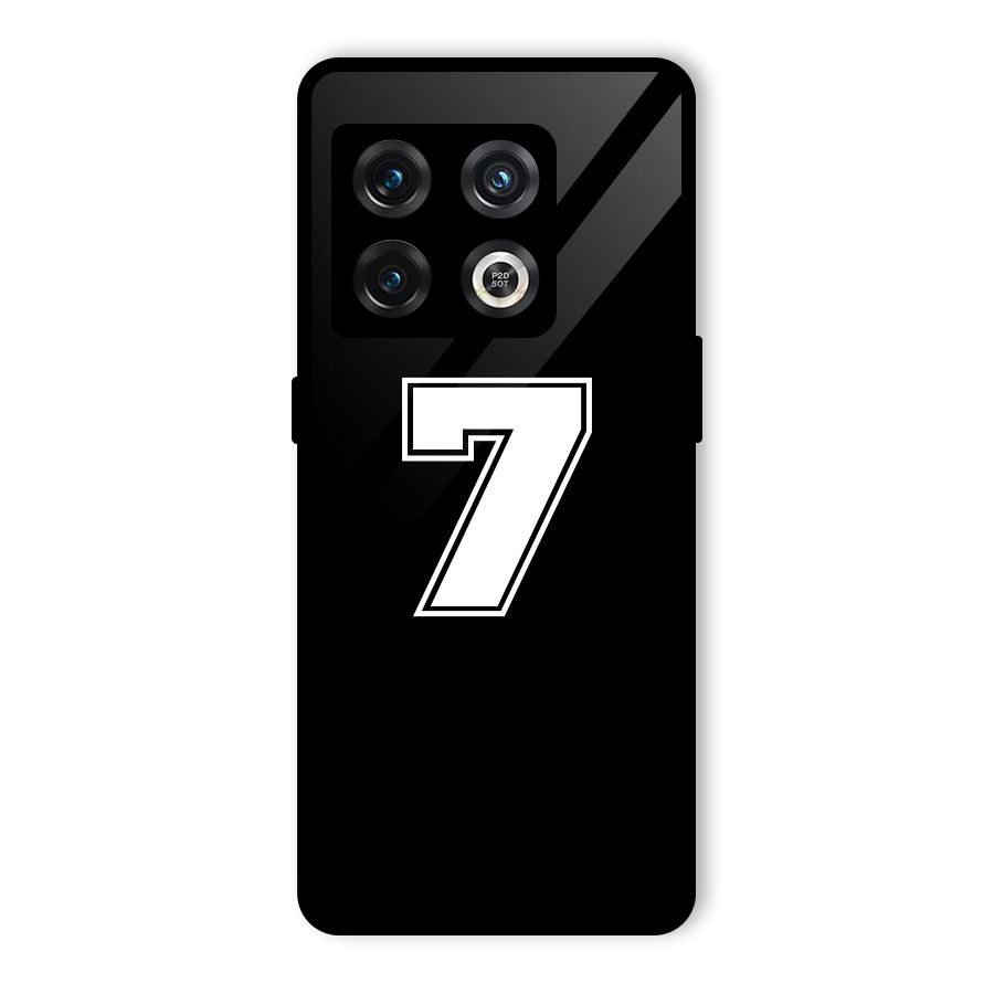 Number 7 Glass Back Case for OnePlus 10 Pro 5G