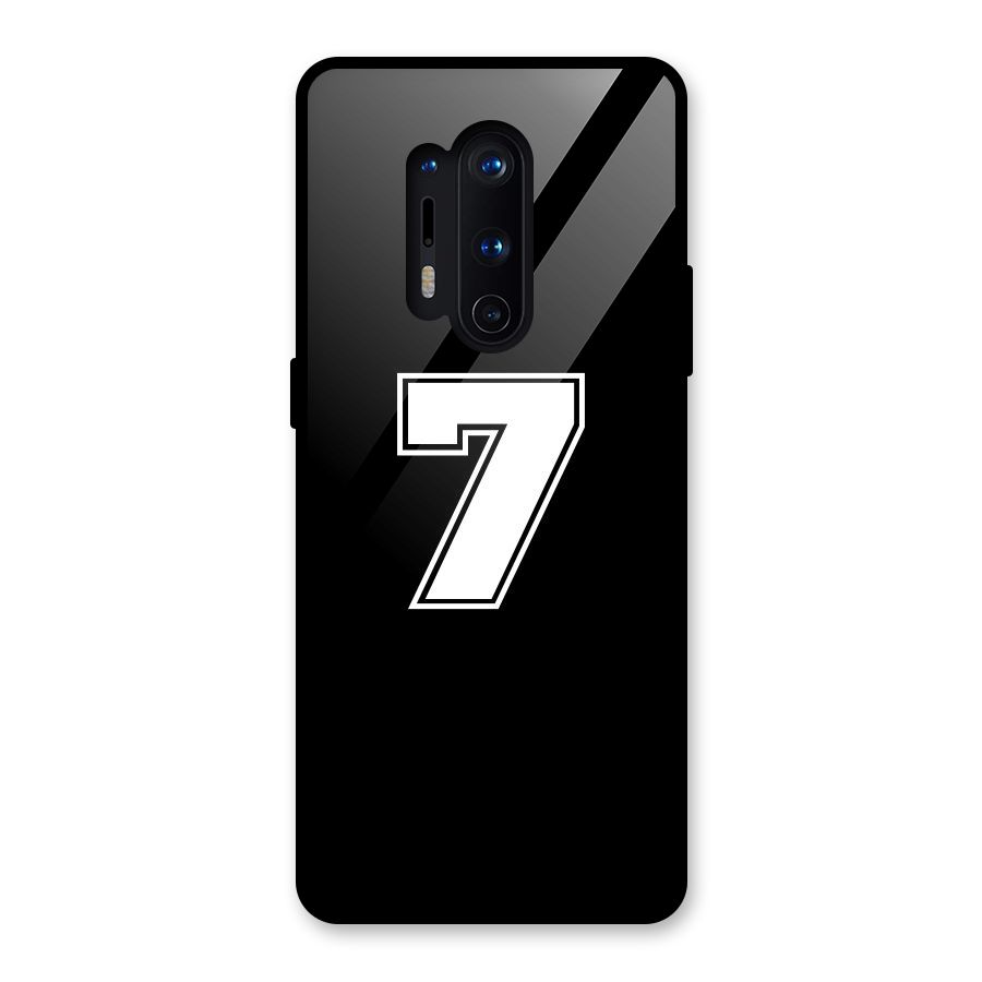 Number 7 Glass Back Case for OnePlus 8 Pro