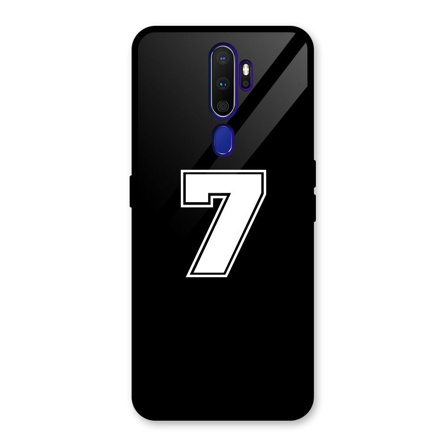 Number 7 Glass Back Case for Oppo A9 (2020)