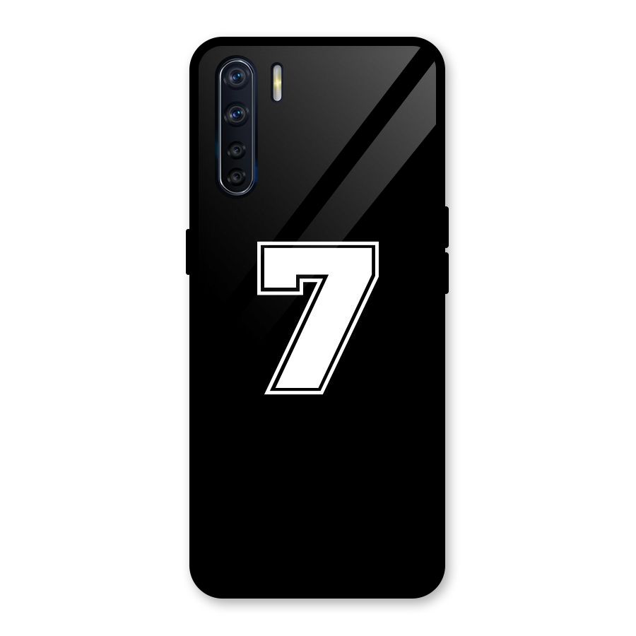 Number 7 Glass Back Case for Oppo F15