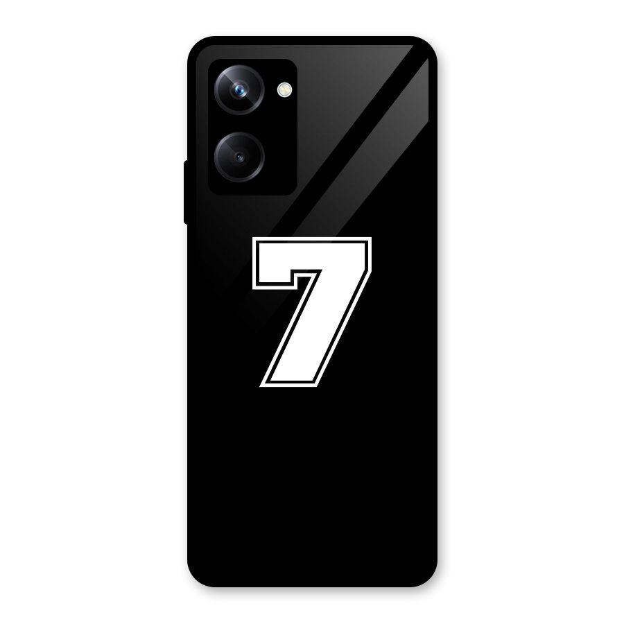 Number 7 Glass Back Case for Realme 10 Pro