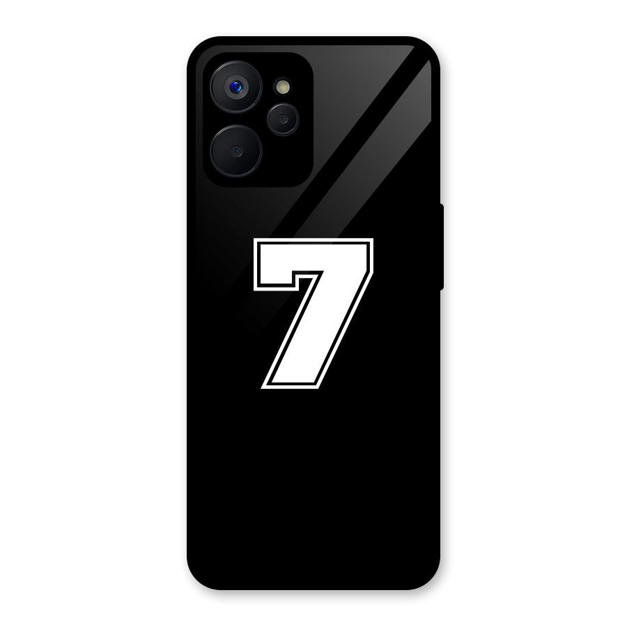 Number 7 Glass Back Case for Realme 9i 5G