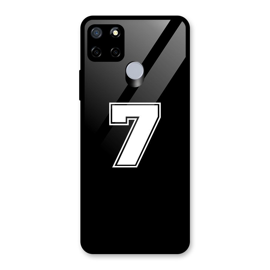 Number 7 Glass Back Case for Realme C12