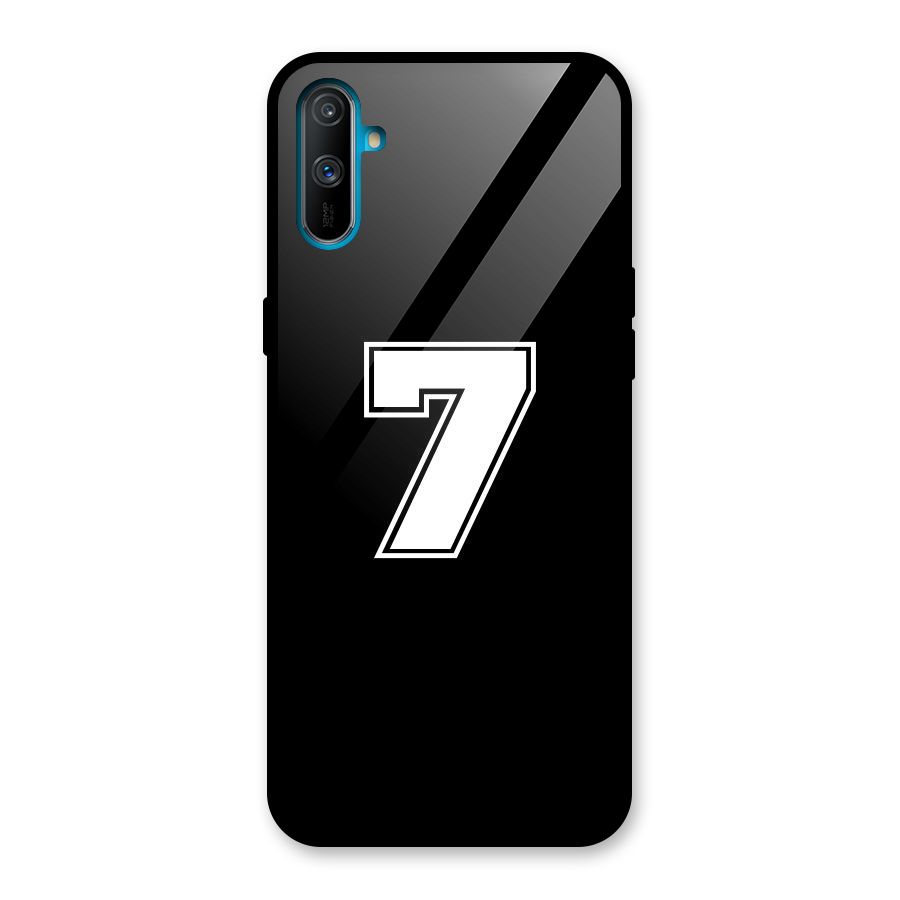 Number 7 Glass Back Case for Realme C3