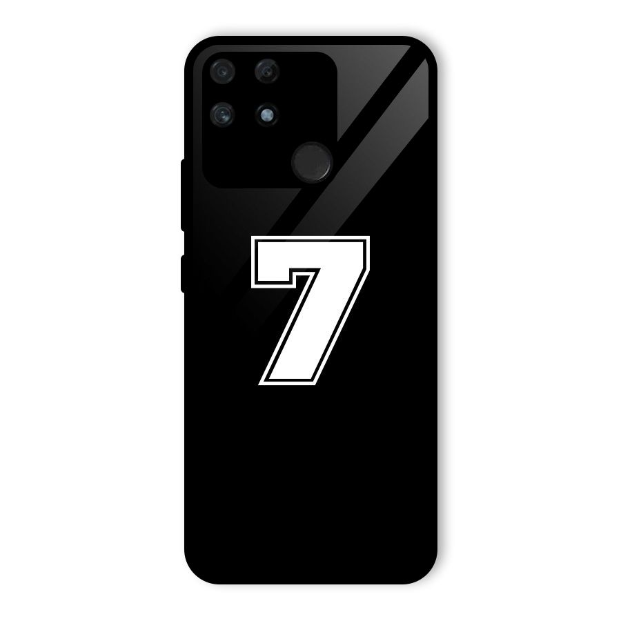 Number 7 Glass Back Case for Realme Narzo 50A