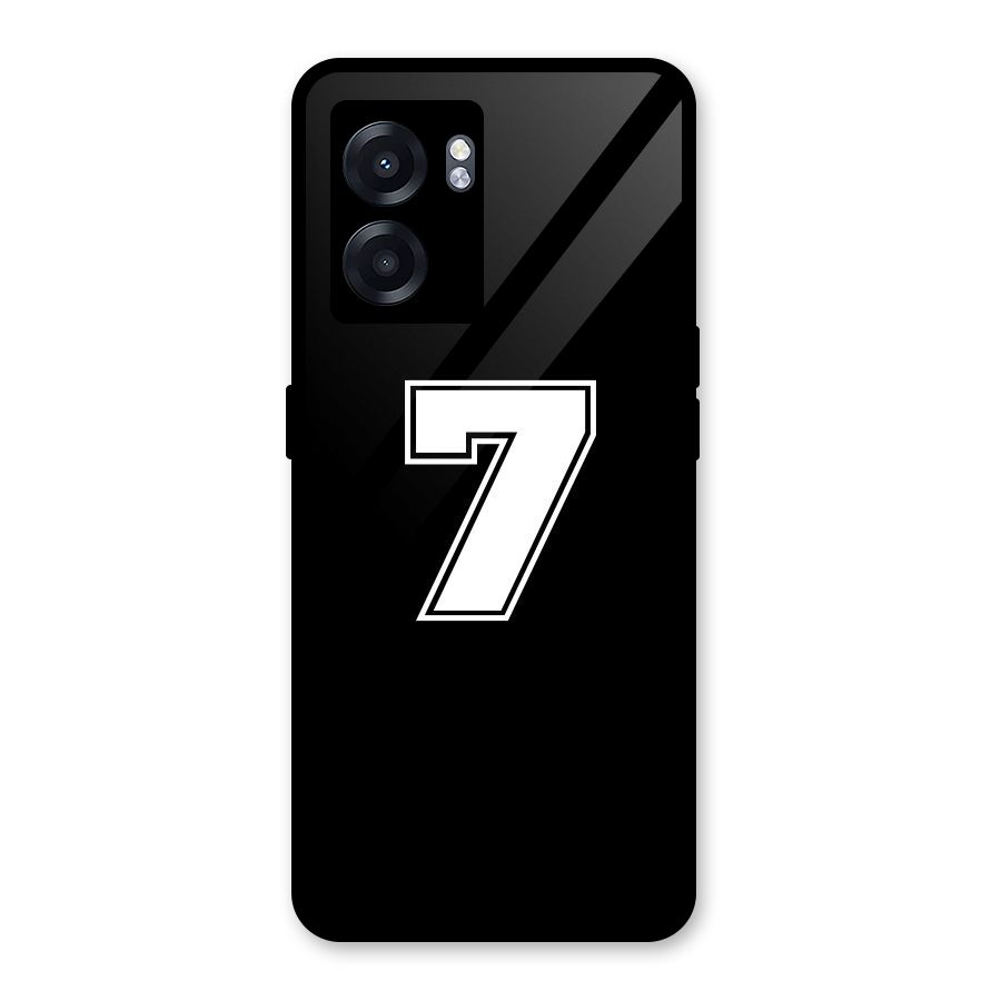 Number 7 Glass Back Case for Realme Narzo 50 5G