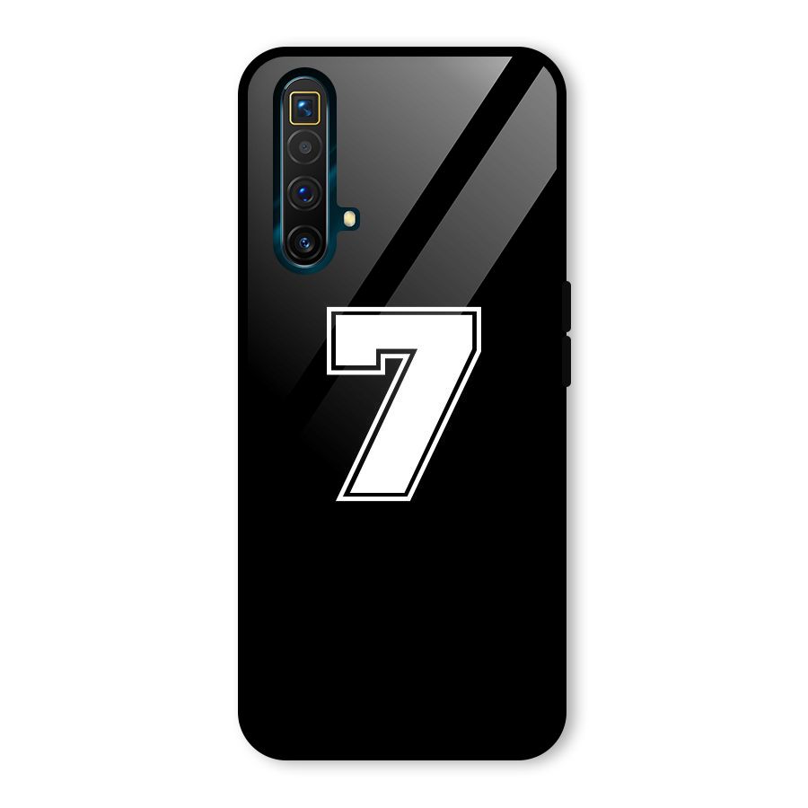 Number 7 Glass Back Case for Realme X3
