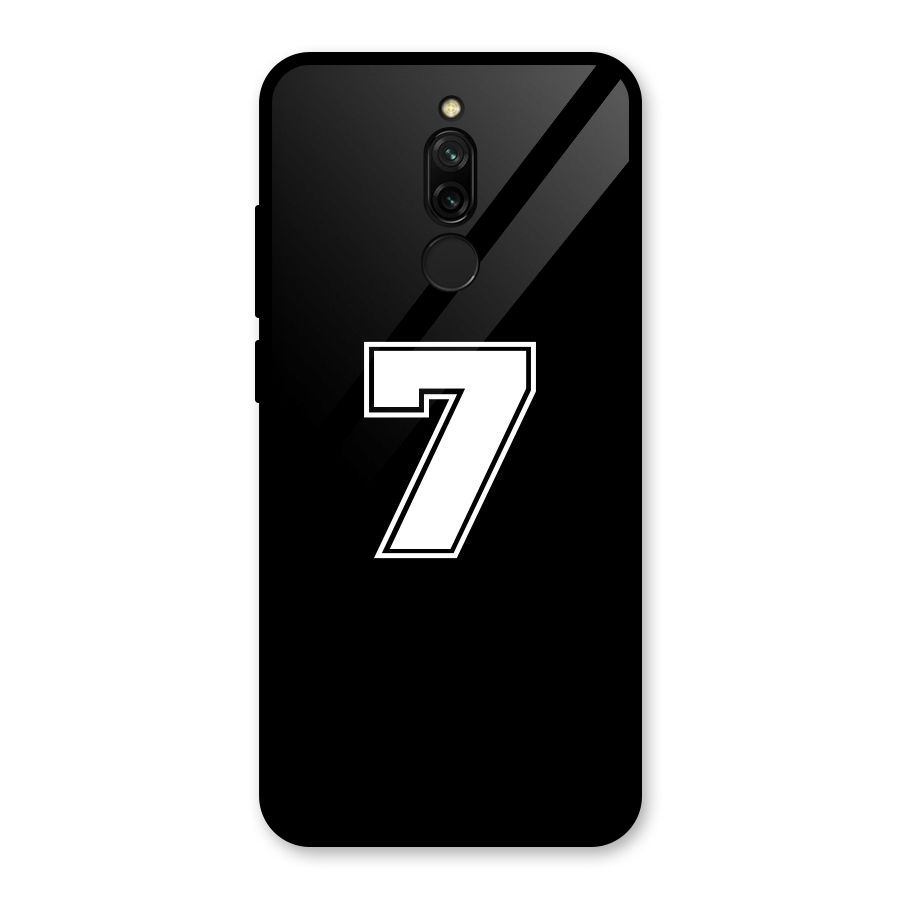 Number 7 Glass Back Case for Redmi 8