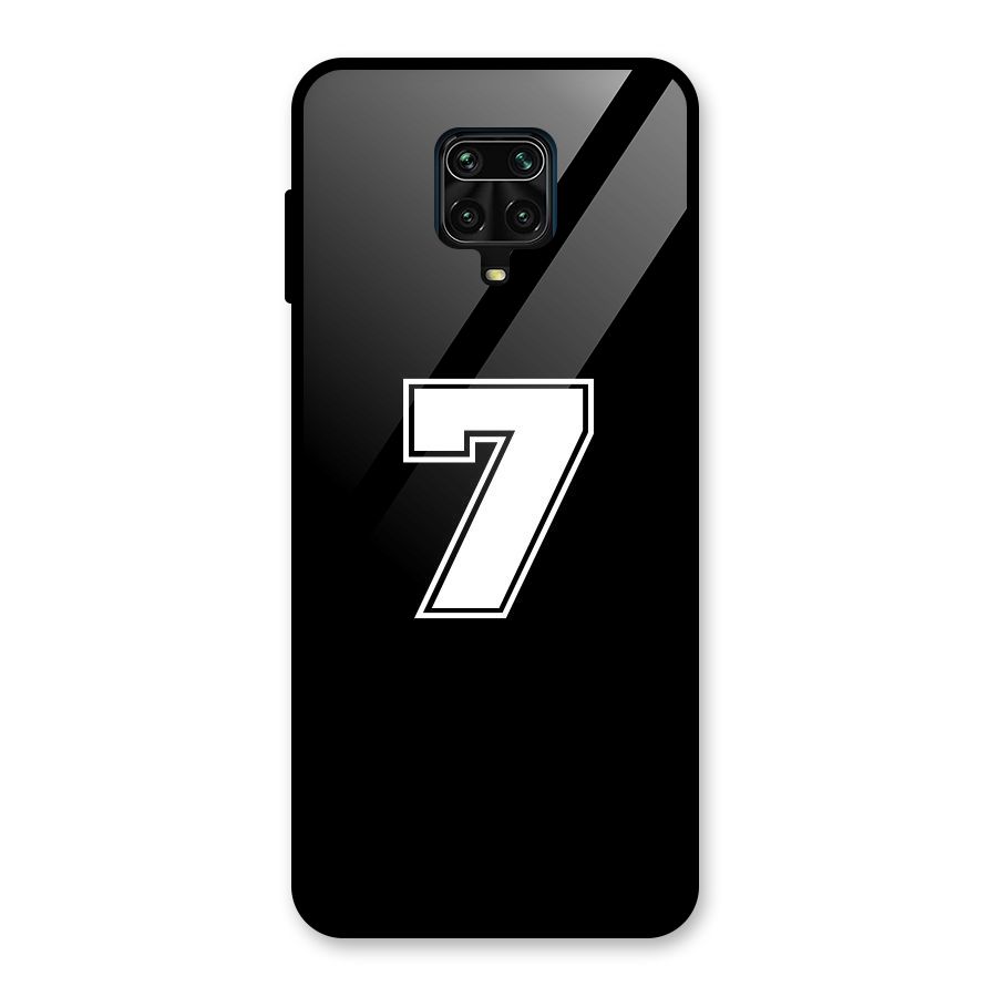 Number 7 Glass Back Case for Redmi Note 10 Lite