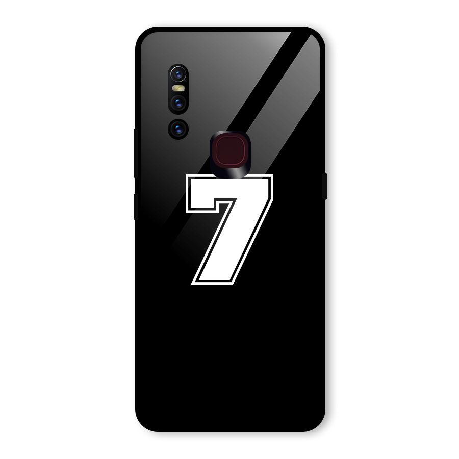 Number 7 Glass Back Case for Vivo V15