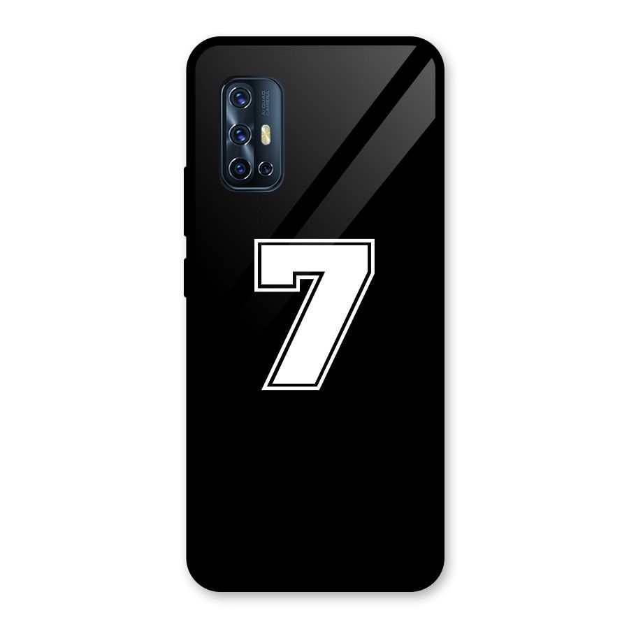 Number 7 Glass Back Case for Vivo V17