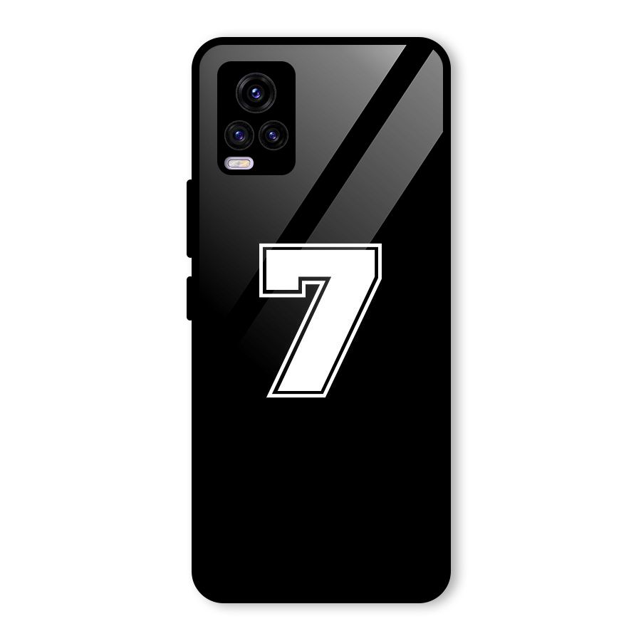 Number 7 Glass Back Case for Vivo V20