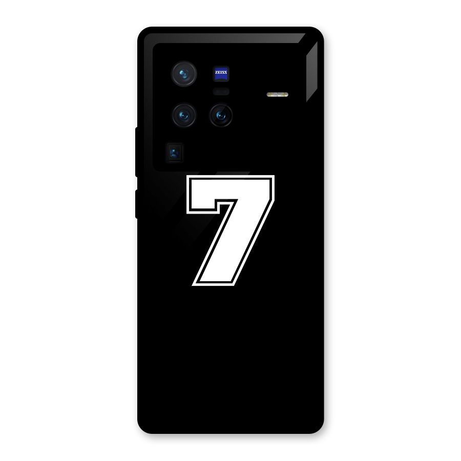 Number 7 Glass Back Case for Vivo X80 Pro