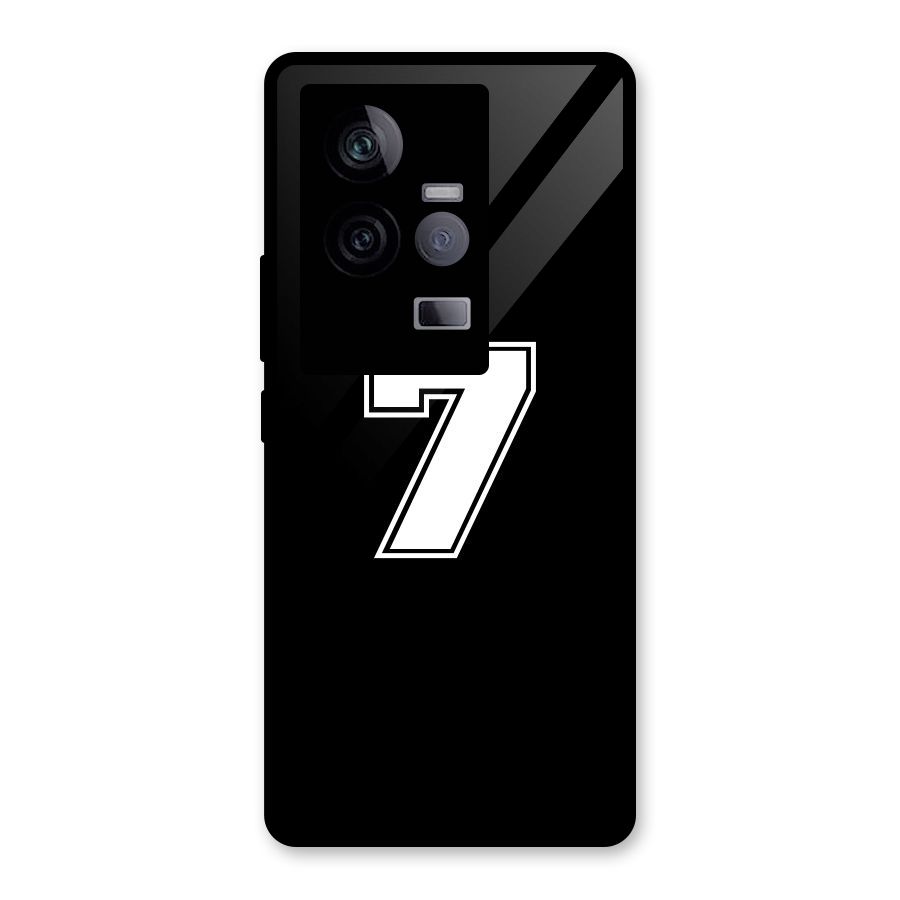 Number 7 Glass Back Case for Vivo iQOO 11 5G