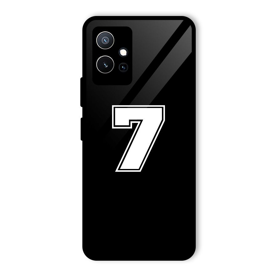 Number 7 Glass Back Case for Vivo iQOO Z6