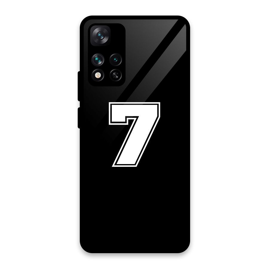 Number 7 Glass Back Case for Xiaomi 11i HyperCharge 5G