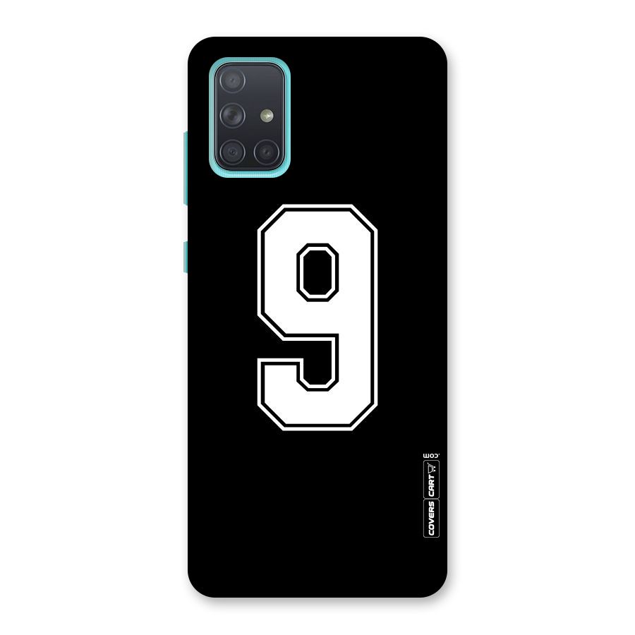 Number 9 Back Case for Galaxy A71