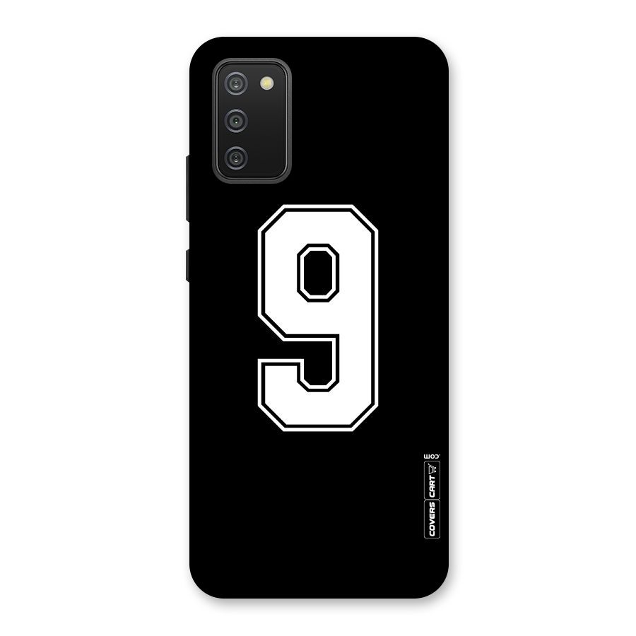 Number 9 Back Case for Galaxy M02s