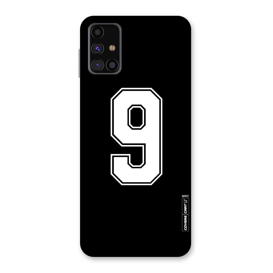 Number 9 Back Case for Galaxy M31s