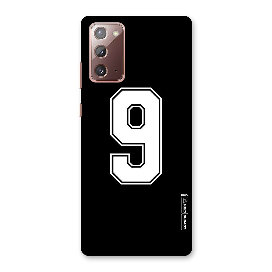 Number 9 Back Case for Galaxy Note 20