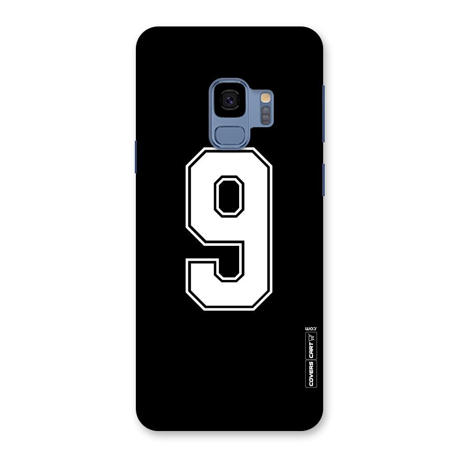 Number 9 Back Case for Galaxy S9