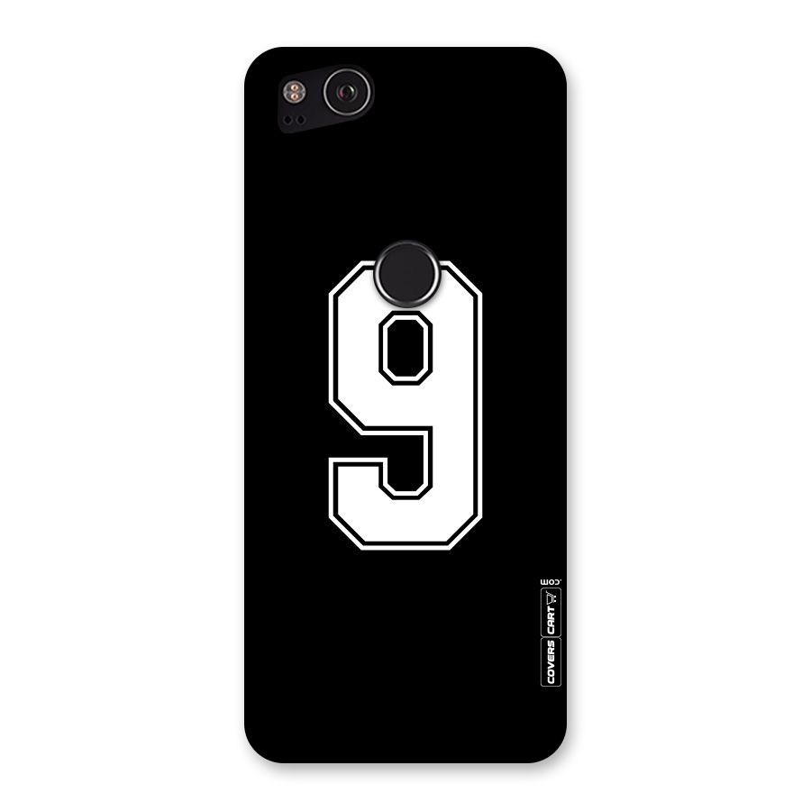 Number 9 Back Case for Google Pixel 2