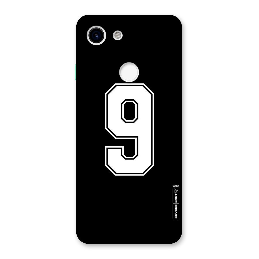 Number 9 Back Case for Google Pixel 3