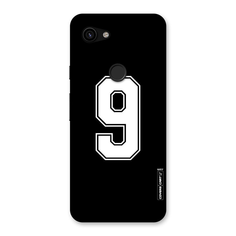 Number 9 Back Case for Google Pixel 3a