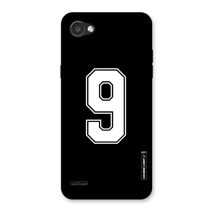 Number 9 Back Case for LG Q6