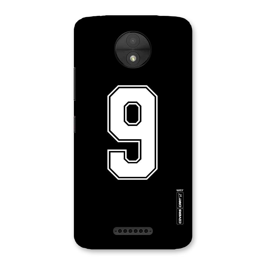 Number 9 Back Case for Moto C
