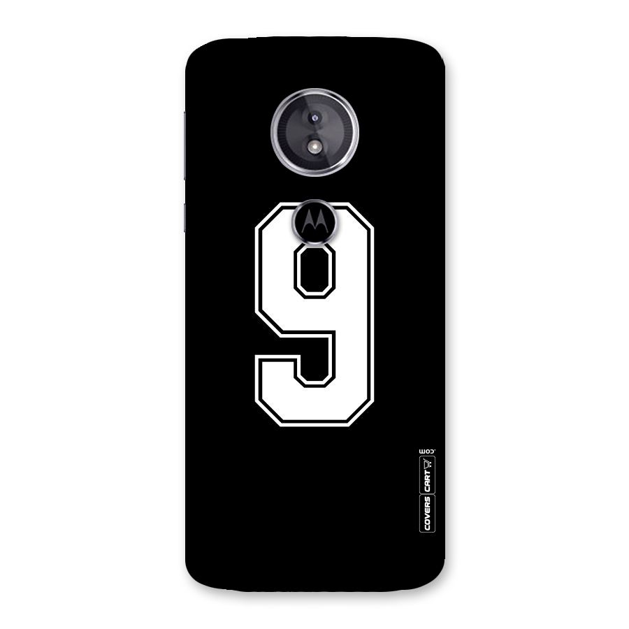 Number 9 Back Case for Moto E5