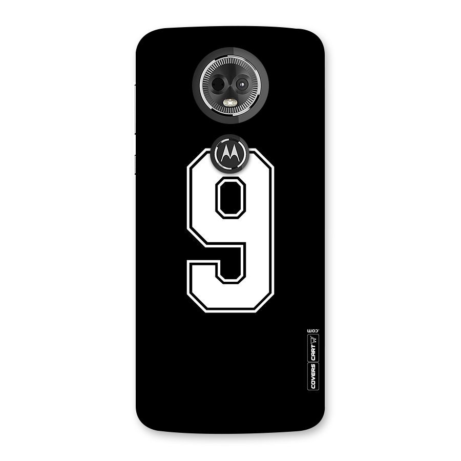 Number 9 Back Case for Moto E5 Plus