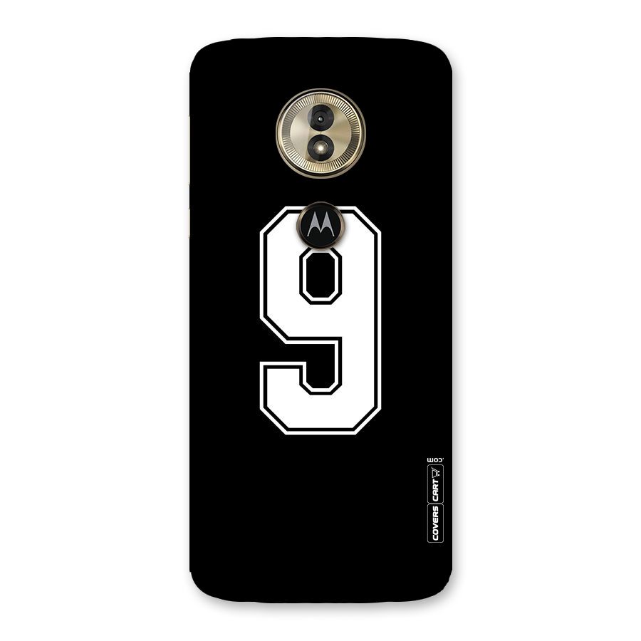 Number 9 Back Case for Moto G6 Play