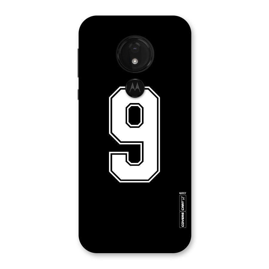Number 9 Back Case for Moto G7 Power