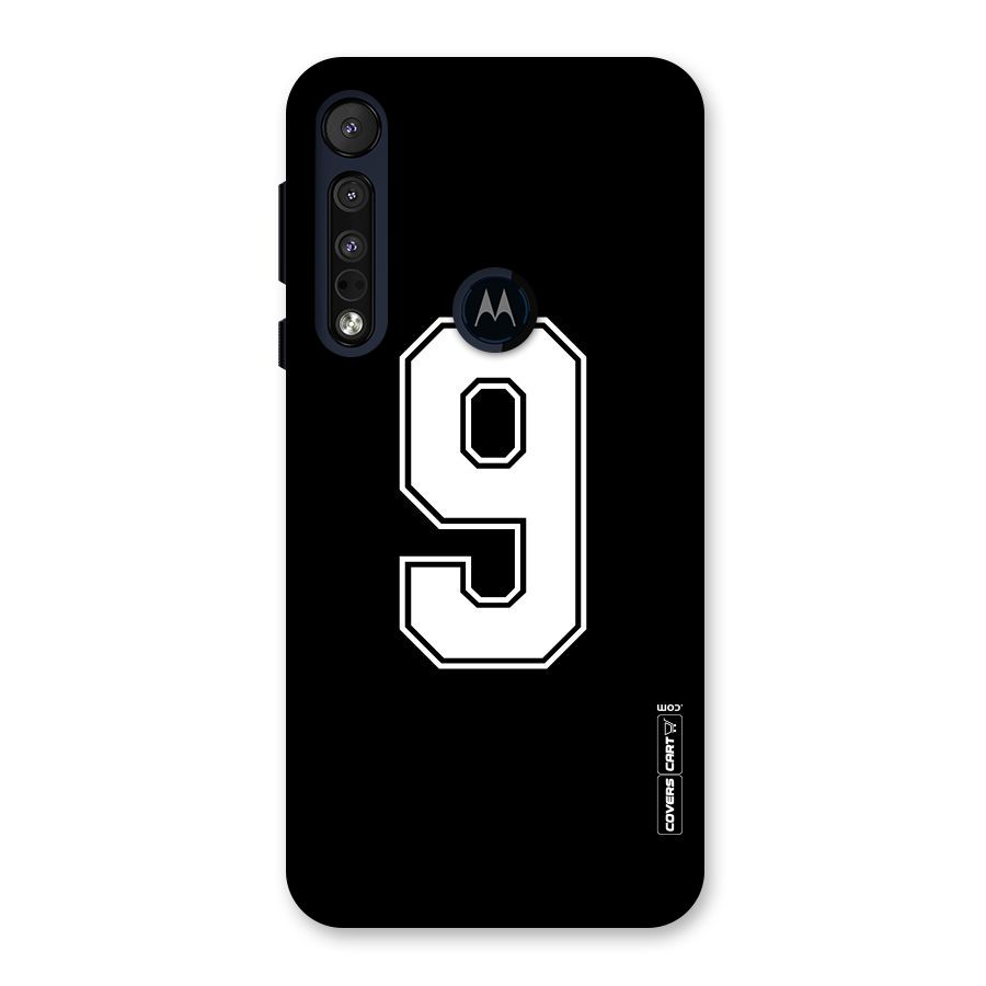 Number 9 Back Case for Motorola One Macro