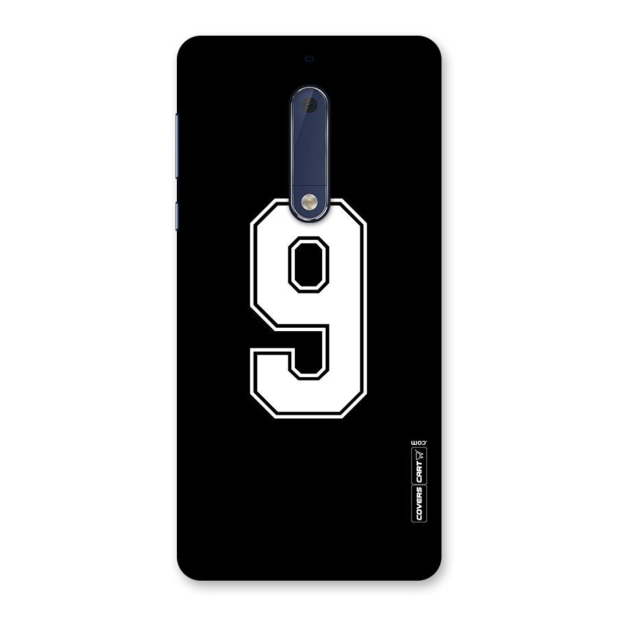 Number 9 Back Case for Nokia 5