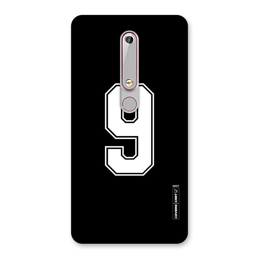 Number 9 Back Case for Nokia 6.1