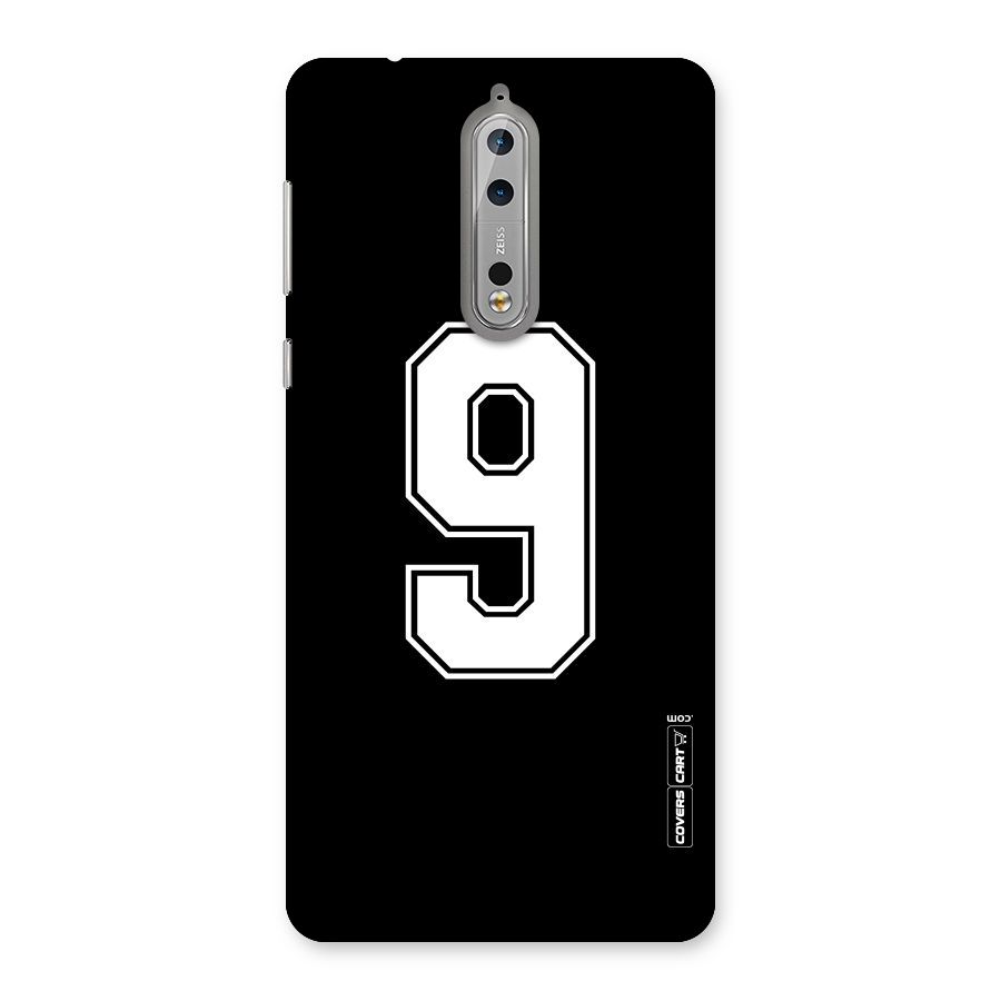 Number 9 Back Case for Nokia 8