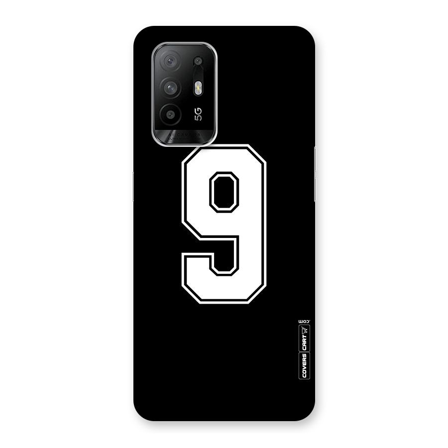 Number 9 Back Case for Oppo F19 Pro Plus 5G