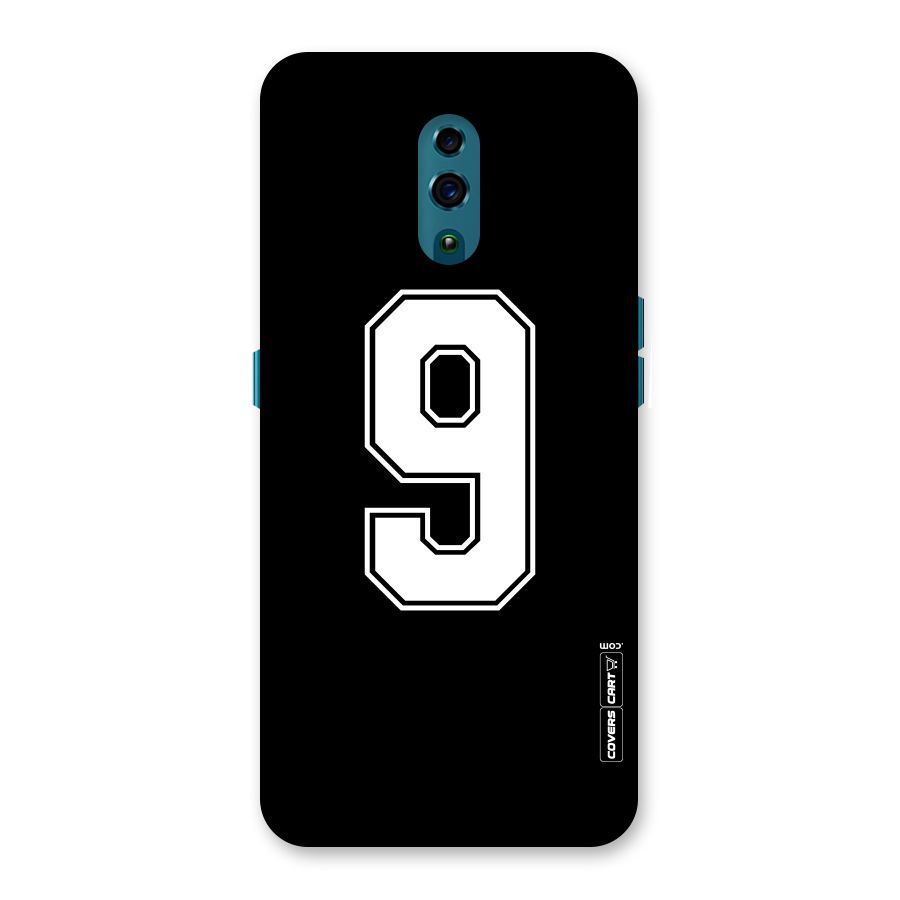 Number 9 Back Case for Oppo Reno