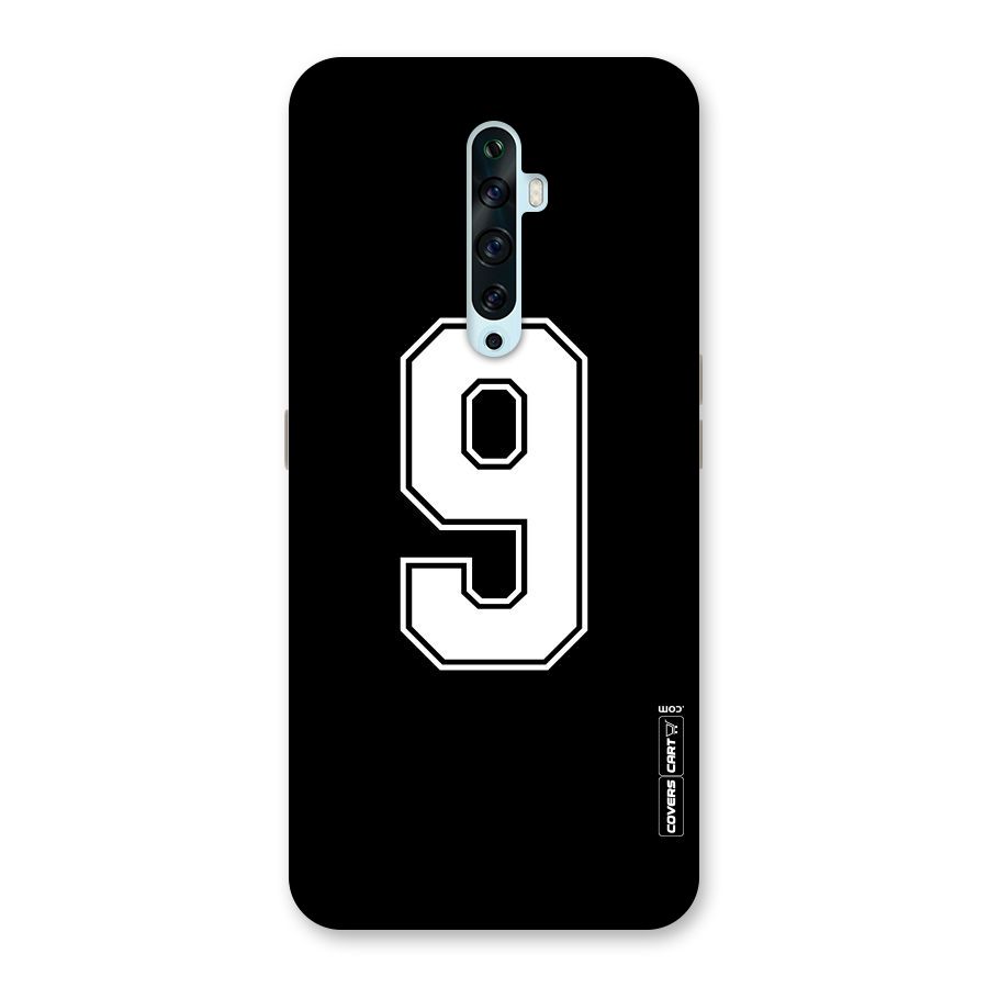 Number 9 Back Case for Oppo Reno2 Z