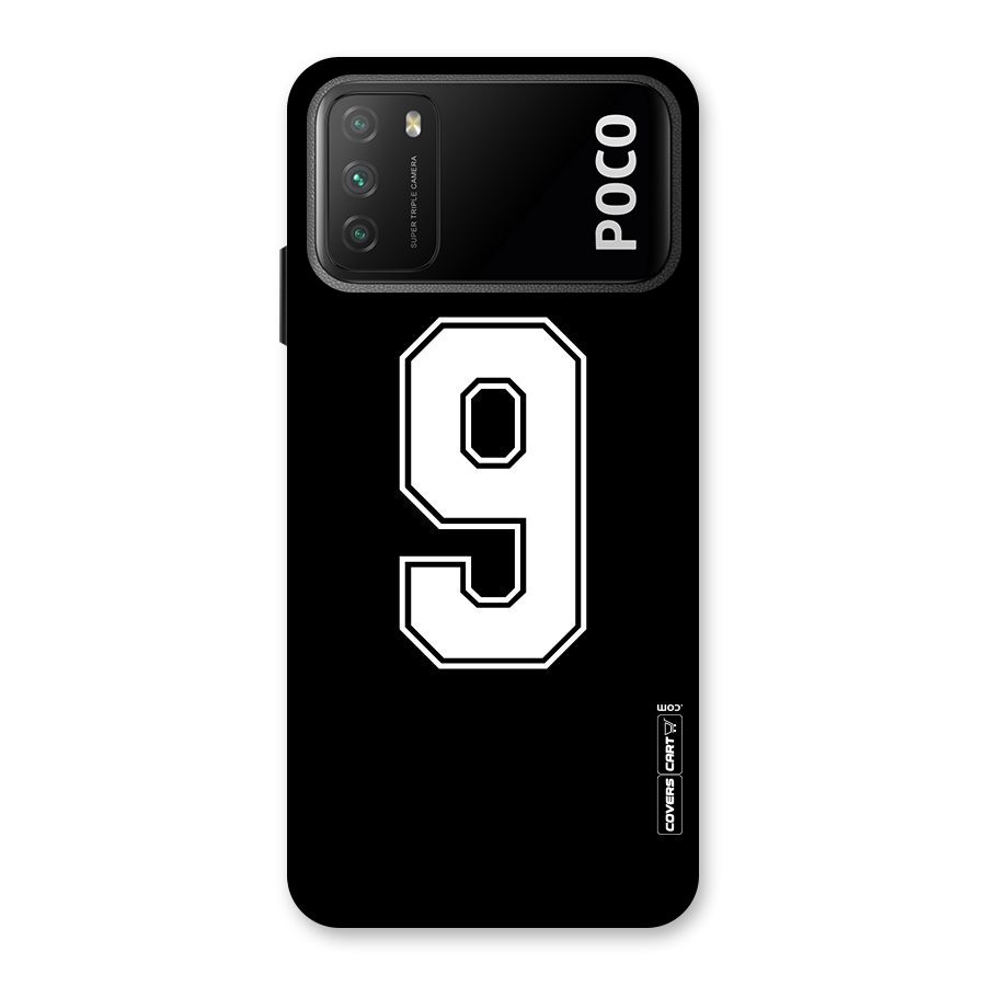 Number 9 Back Case for Poco M3