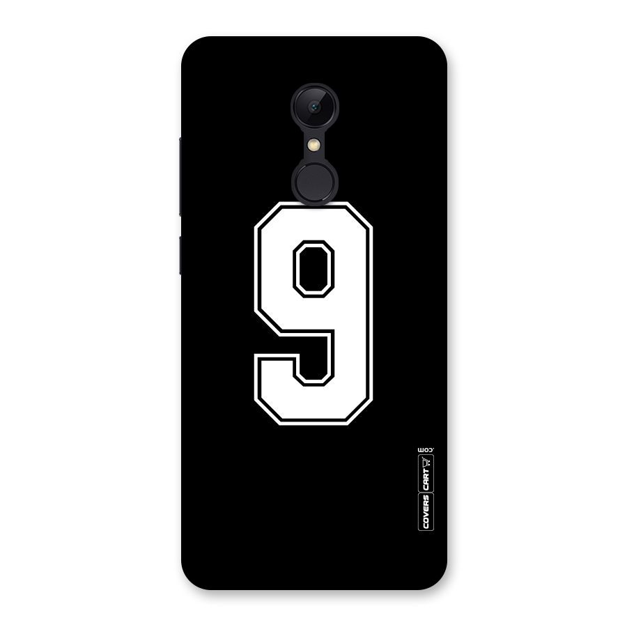 Number 9 Back Case for Redmi 5