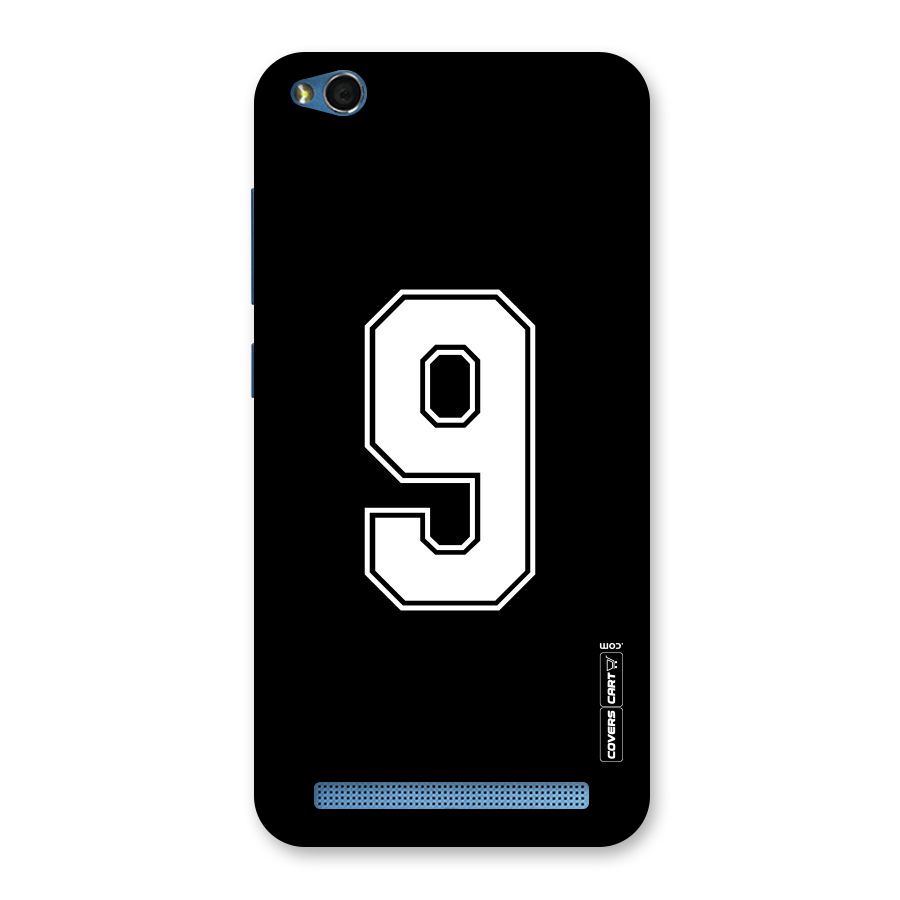 Number 9 Back Case for Redmi 5A
