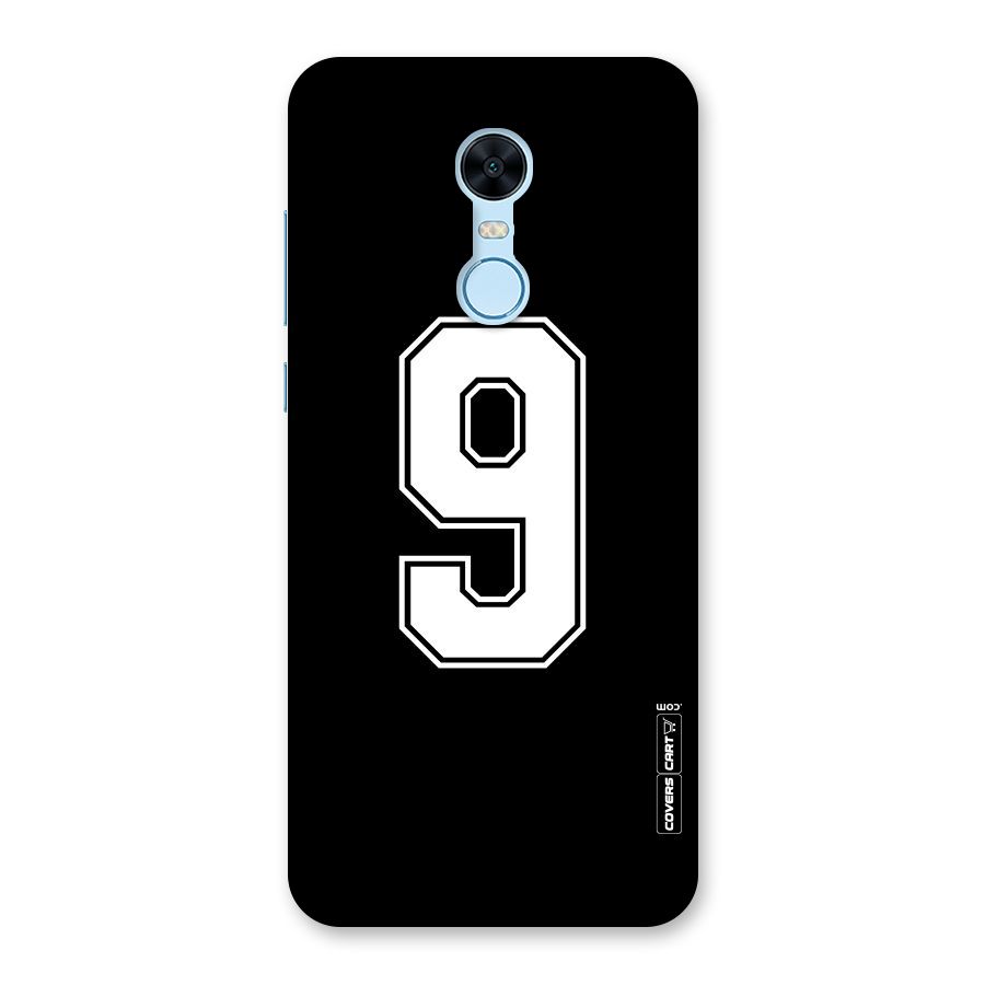 Number 9 Back Case for Redmi Note 5