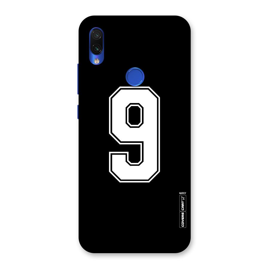 Number 9 Back Case for Redmi Note 7S