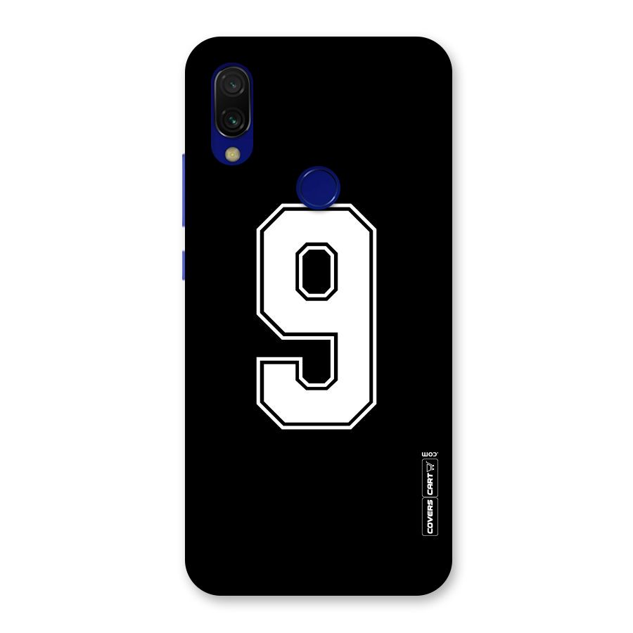 Number 9 Back Case for Redmi Y3