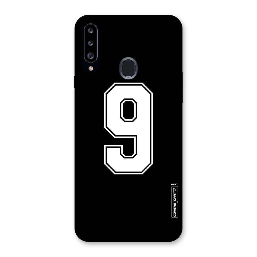 Number 9 Back Case for Samsung Galaxy A20s