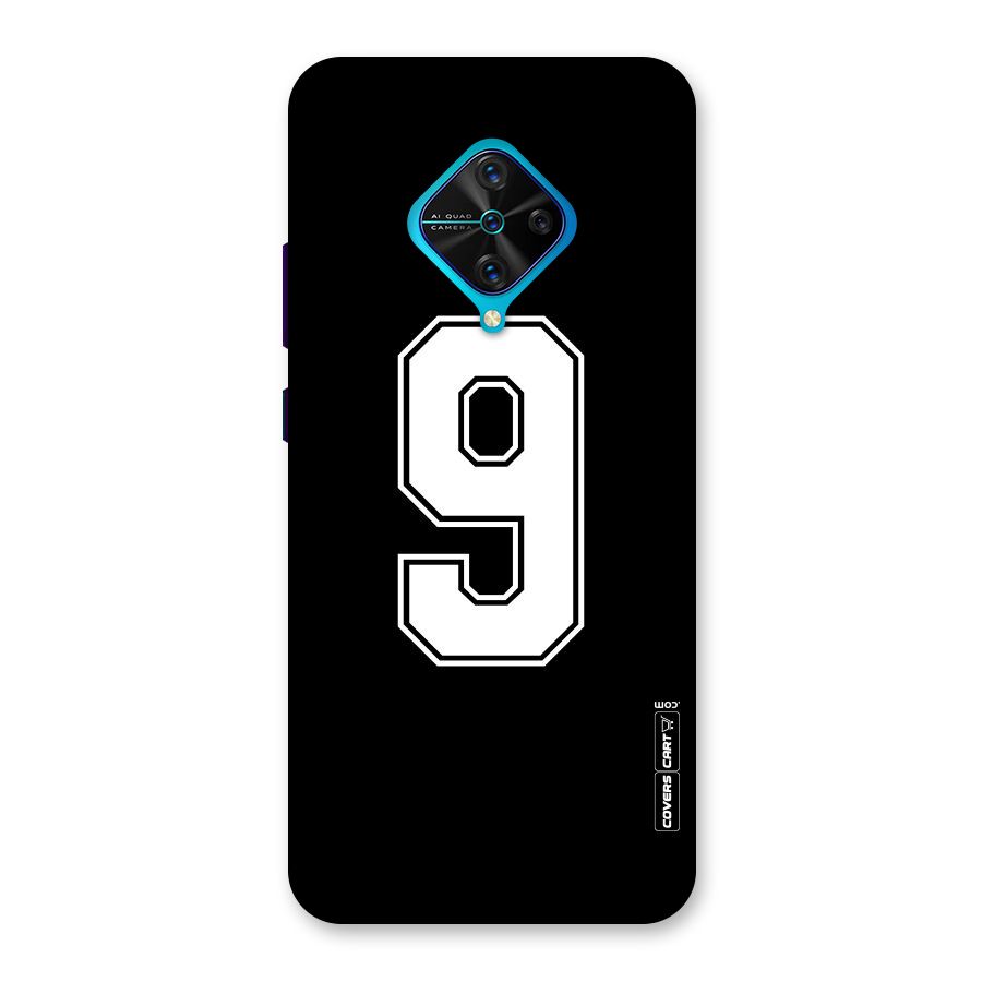 Number 9 Back Case for Vivo S1 Pro